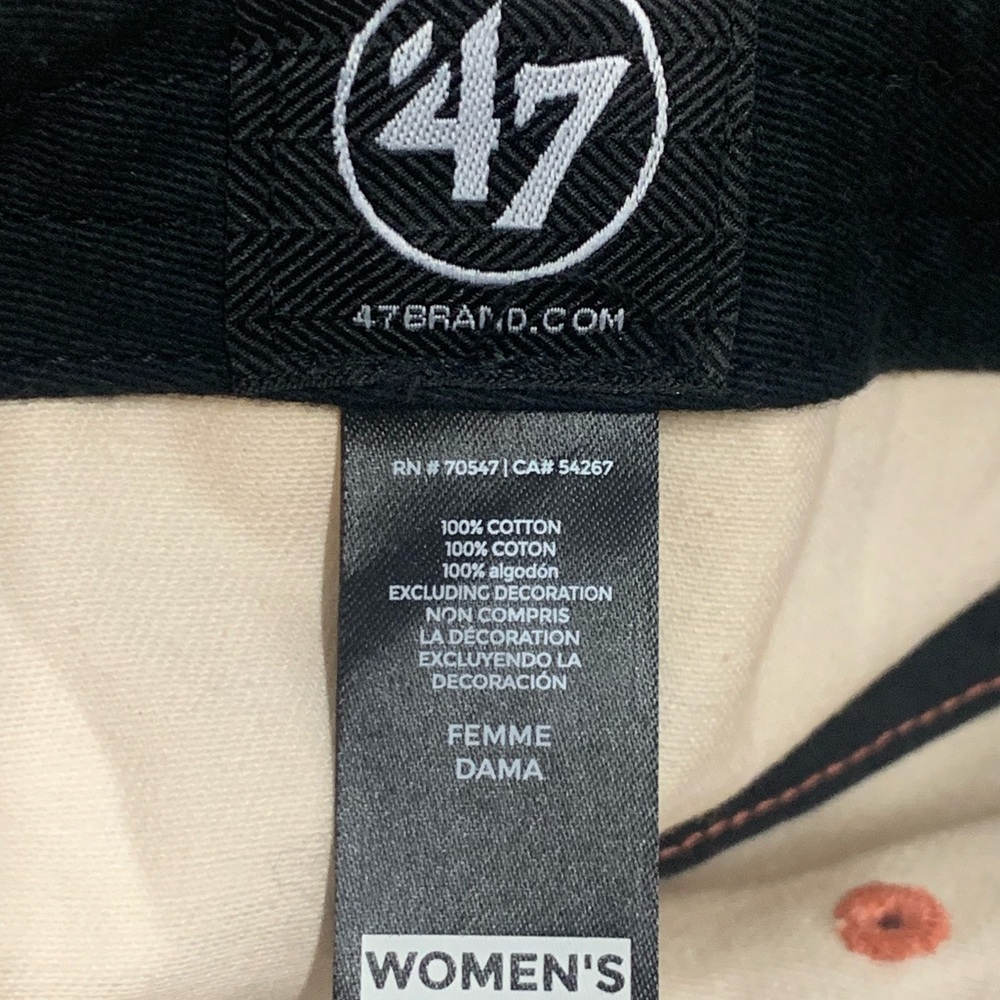 Women's Cream and Red Buckeyes 47’ Brand Hat - Picture 5 of 8